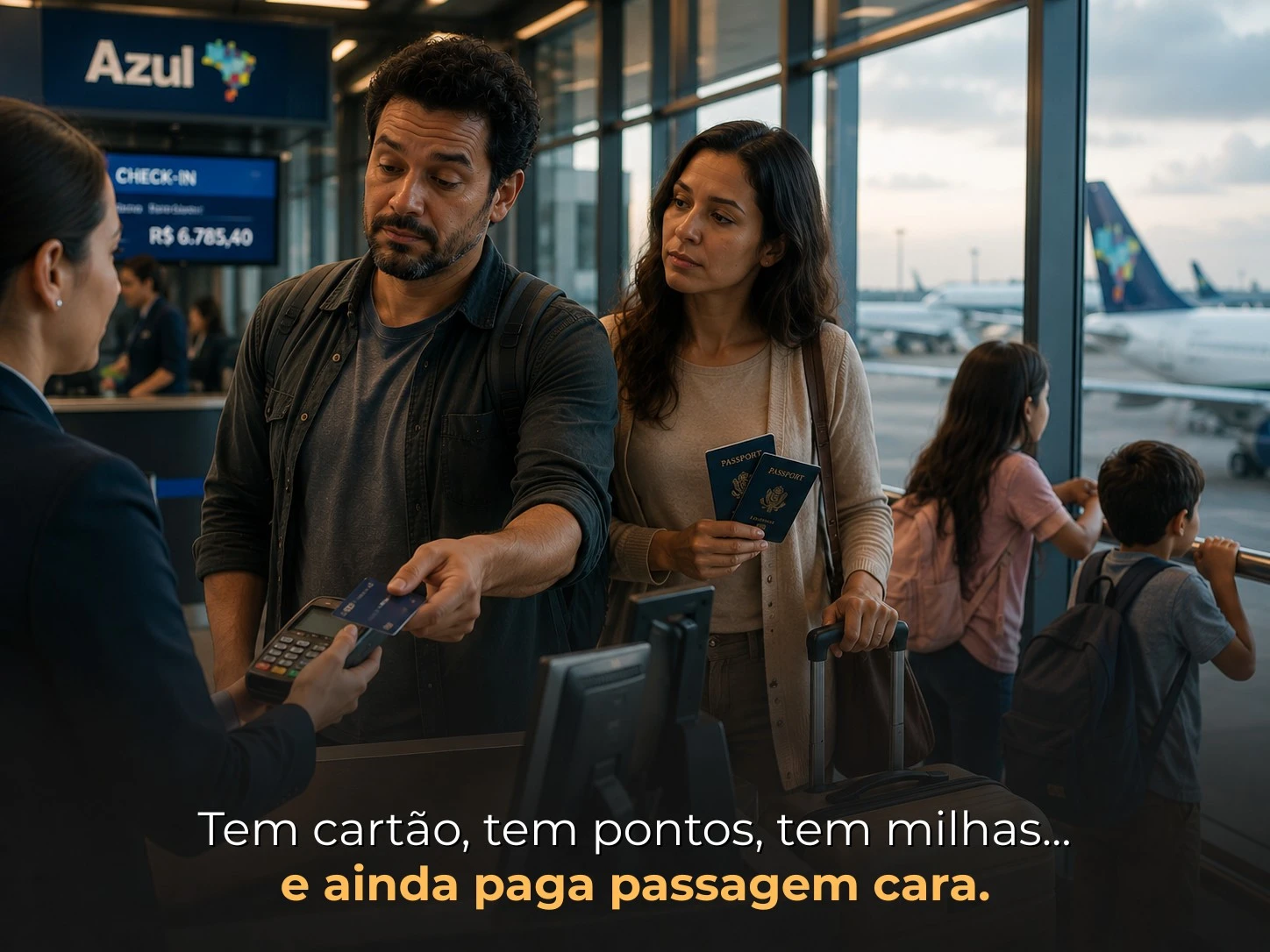 Tem cartão e milhas mas ainda paga passagem cara