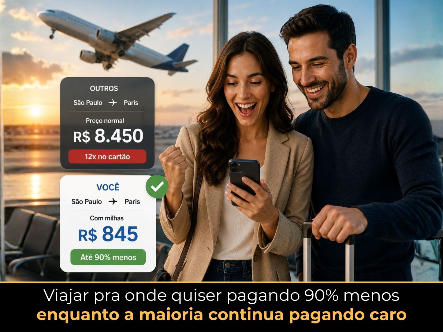 Viajar para onde quiser pagando muito menos