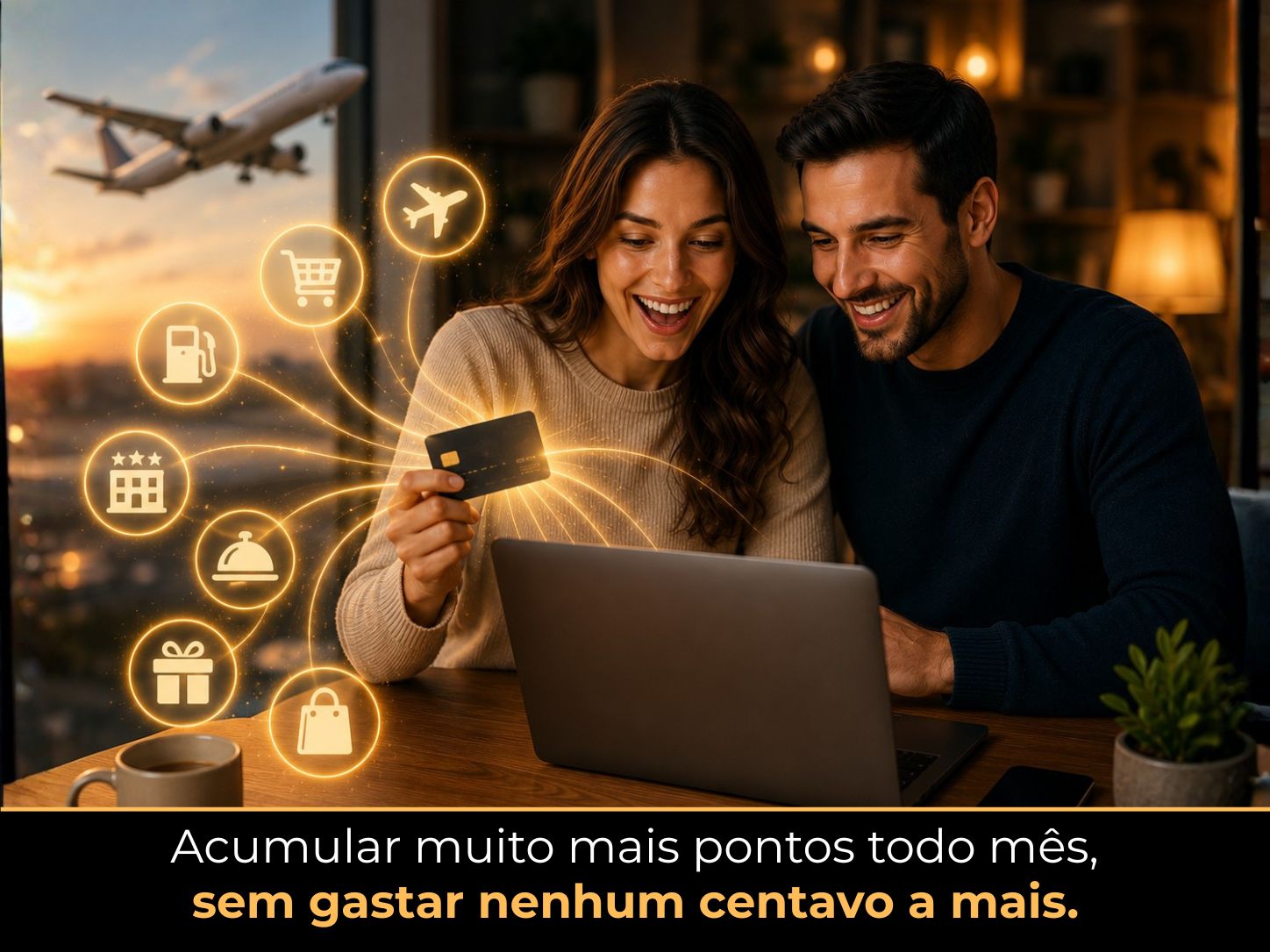 Acumular muito mais pontos todo mês