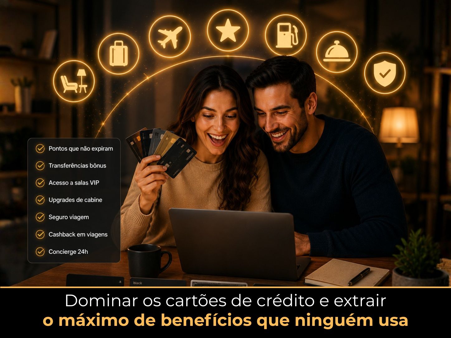 Dominar os cartões certos e extrair o máximo